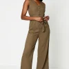 Tie Waist Jumpsuit