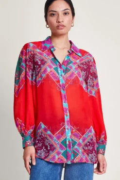 Tiffany Print Blouse