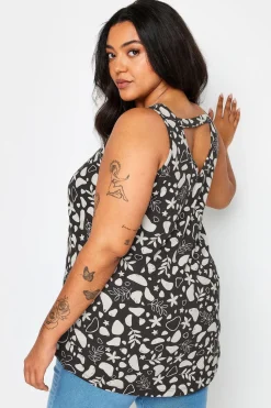 Tropical Print Vest Top