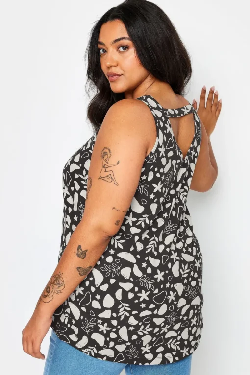 Tropical Print Vest Top