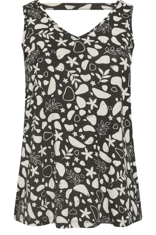 Tropical Print Vest Top