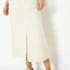 Twill Pocket Midi Skirt