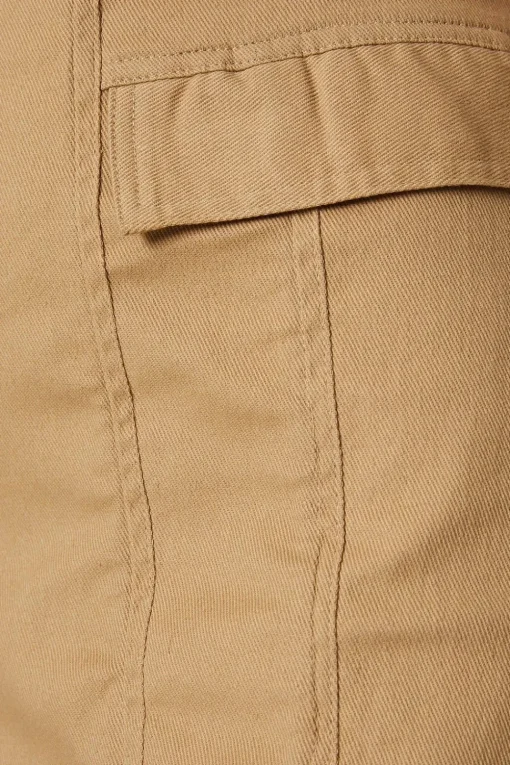 Twill Pocket Mini Skirt