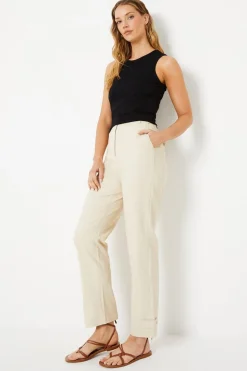 Twill Tab Detail Trouser