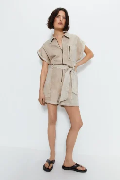 Utility Pocket Detail Playsuit