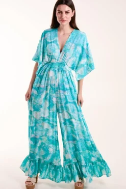 V Back And Front Jumpsuit