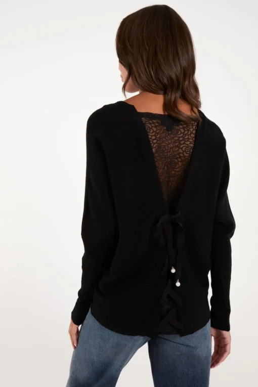 V Neck Ribbed Jumper