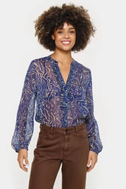 ValerieSZ With Ruffles Chiffon Shirt-