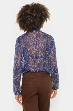 ValerieSZ With Ruffles Chiffon Shirt-