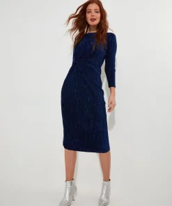 Velour Bodycon Dress