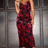 Velour Midaxi Dress
