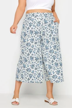 Vintage Floral Textured Culottes