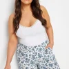 Vintage Floral Textured Shorts