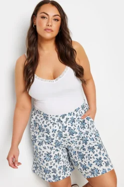 Vintage Floral Textured Shorts