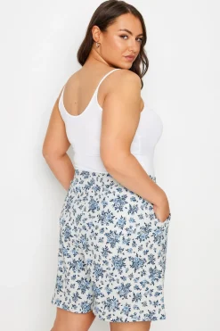 Vintage Floral Textured Shorts
