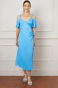 Viscose Satin Midaxi Dress