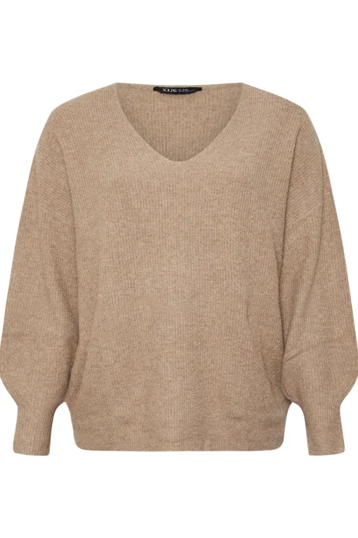 V-Neck Balloon Sleeve Jumper