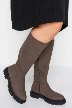 Wide & Extra Wide Fit Chunky Calf Boots