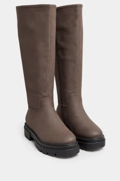 Wide & Extra Wide Fit Chunky Calf Boots
