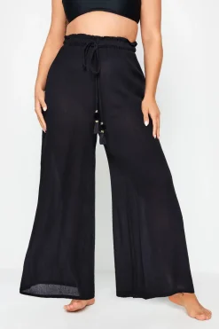 Wide Leg Beach Trousers