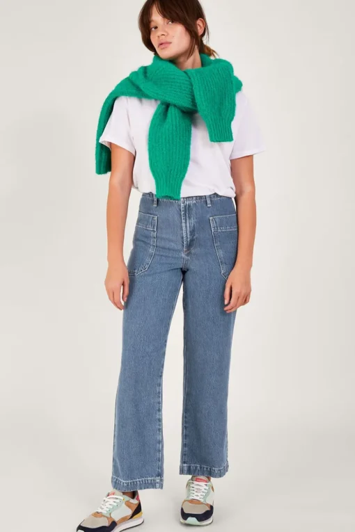 Wide Leg Cargo Jeans