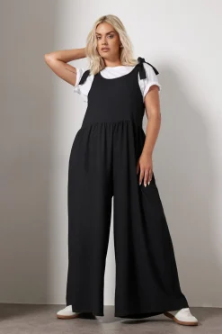 Wide Leg Textured Jumpsuit