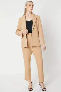 Wide Leg Zip Pocket Detail Trouser