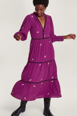 Willa Embroidered Shirt Dress