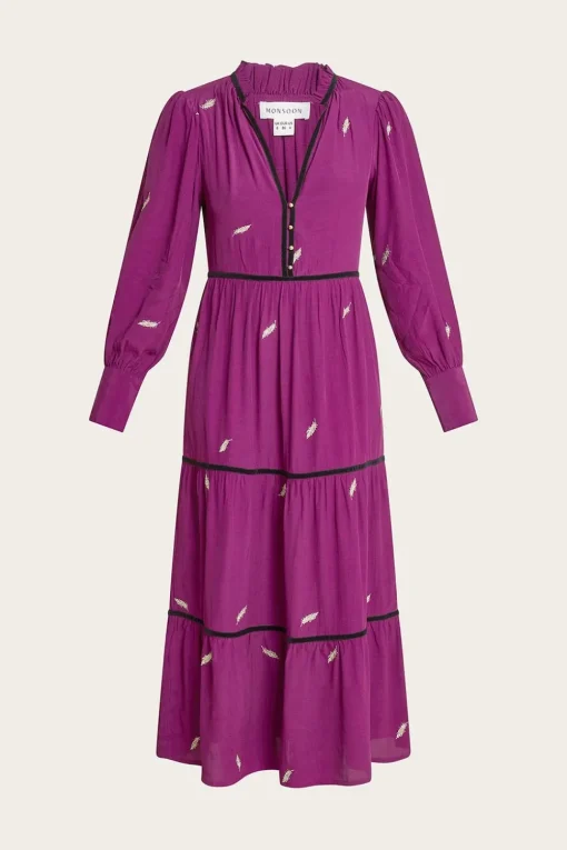 Willa Embroidered Shirt Dress