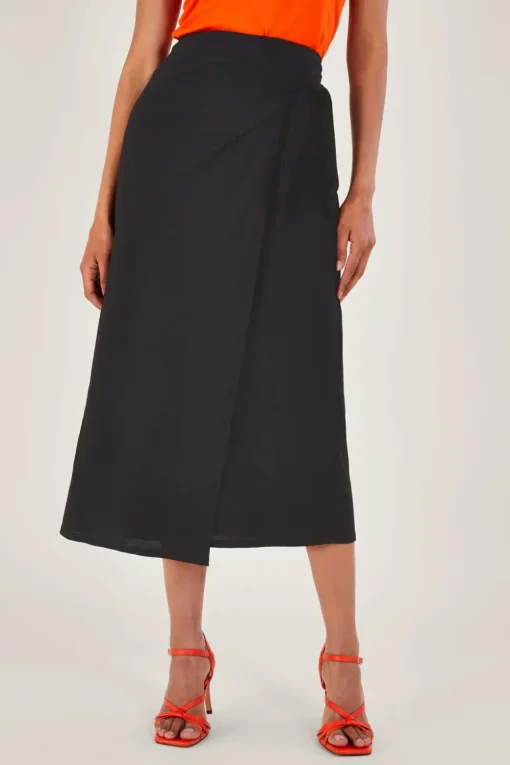 Winnie Wrap Midi Skirt