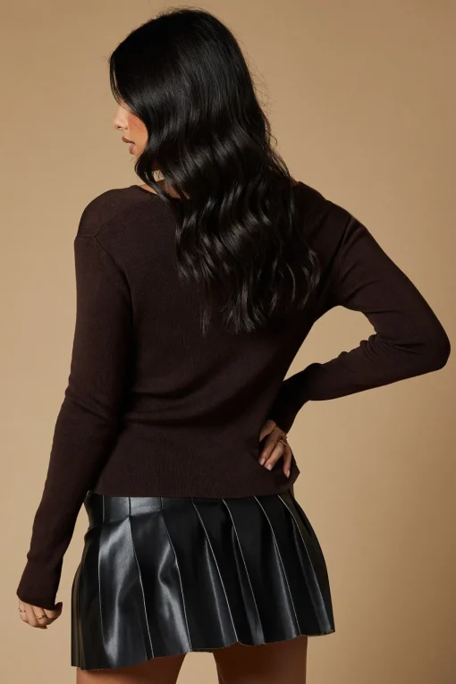 Wrap Knitted Top
