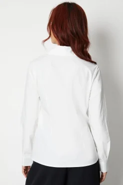 Wrap Over Tie Front Shirt