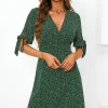 Wrap Top Summer Mini Dress