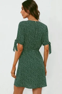 Wrap Top Summer Mini Dress