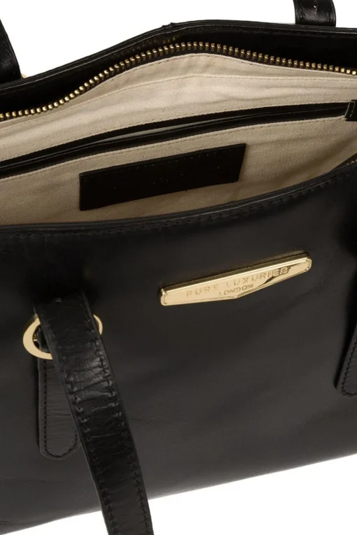 'Adelina' Vegetable-Tanned Leather Tote Bag