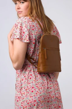 'Amora' Leather Backpack