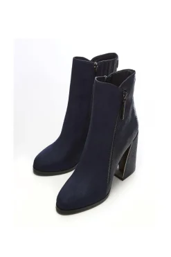 'Amy' Alcantara Heeled Boots