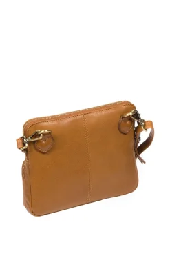 'Angel' Leather Cross Body Clutch Bag