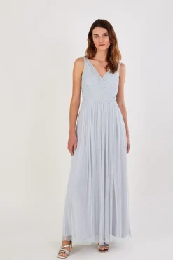 'Anne' Mesh Maxi Dress