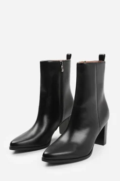 'Artic' Block Heel Ankle Boot