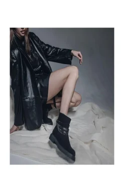 'Astella' Alcantara Ankle Boots