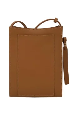 'Barton' Vegetable-Tanned Leather Phone Bag