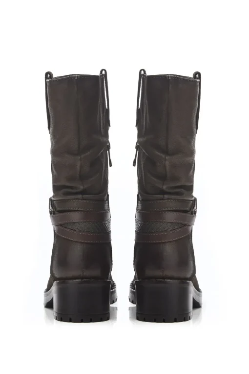 'Beckette' Nubuck Heeled Boots