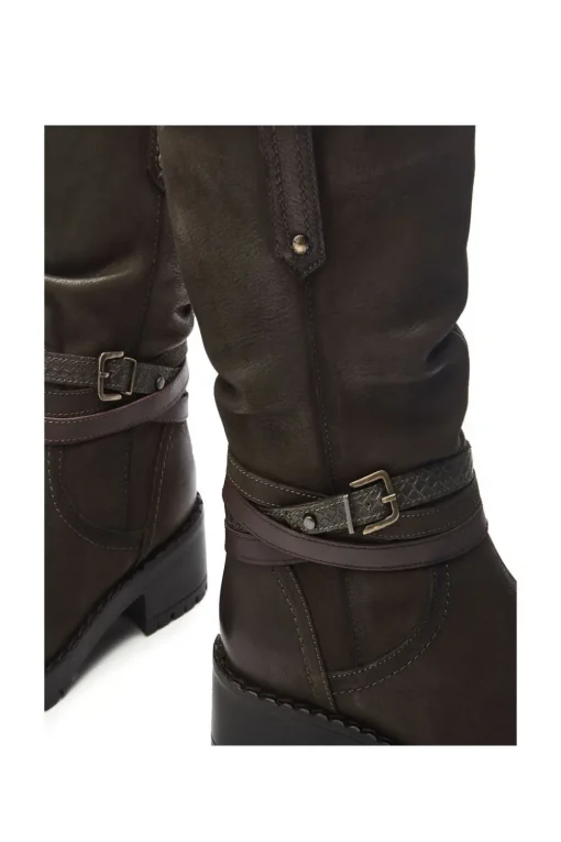 'Beckette' Nubuck Heeled Boots