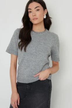 'Becmead' Short Sleeve Knitted T Shirt