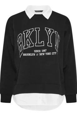 'BKLYN' 2-In-1 Sweatshirt
