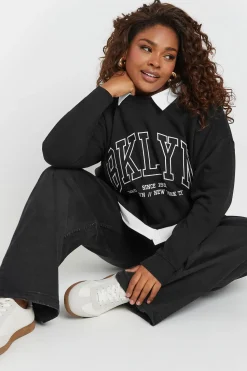 'BKLYN' 2-In-1 Sweatshirt