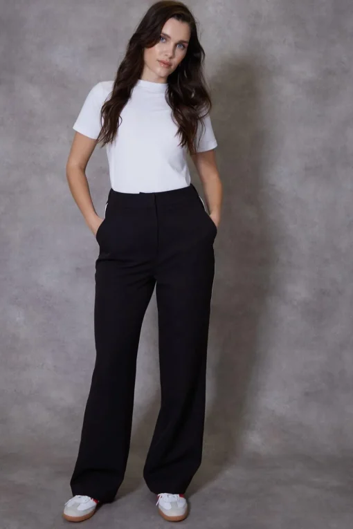 'Blackpool' Tailored Trousers With Piping Detail
