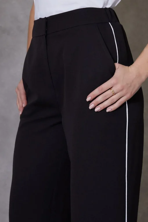 'Blackpool' Tailored Trousers With Piping Detail