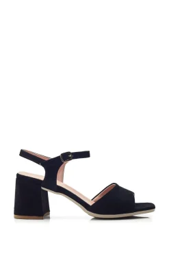 'B.Miresca' Suede Heeled Sandals